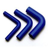 Tuyau silicone - Bleu - 90° 150x150 mm